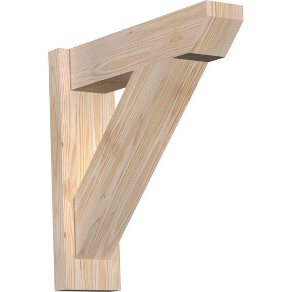 Ekena Millwork Traditional Slat Smooth Outlooker, Douglas Fir, 5 1/2"W x 20"D x 20"H OUT06X20X20TRA06SDF - main
